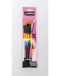 PEBEO SET-9	4'LÜ FIRÇA SETİ - ANGULAR NO: 1/4, 3/8, 1/2, 5/8 