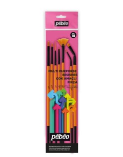 PEBEO SET 18 7 Lİ TEZHİP VE MİNYATÜR FIRÇA SETİ