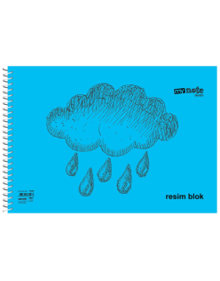  MY NOTE 35X50 RESİM DEFTERİ PLASTİK KAPAK