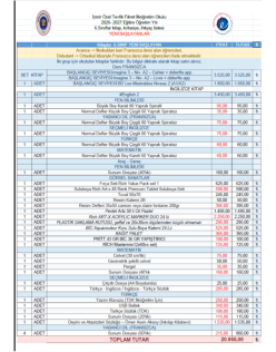 6.SINIF YENİ BAŞLAYAN KİTAP KIRTASİYE TTÜM İHTİYAÇ LİSTESİ