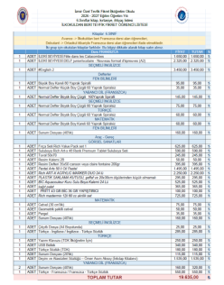 6.SINIF  KİTAP KIRTASİYE TÜM İHTİYAÇ LİSTESİ